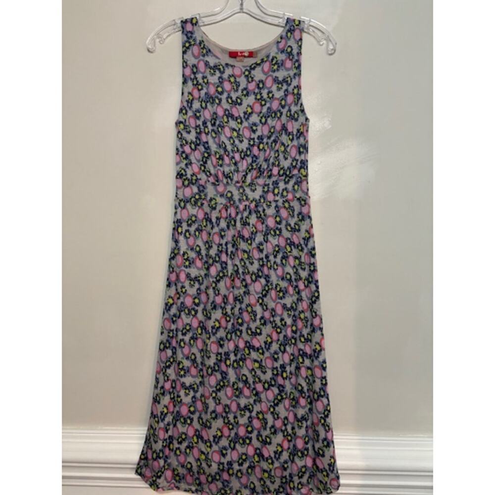 Boden Midi Dress Colorful Floral Print Summer Vacation Cruise Preppy Womens 2